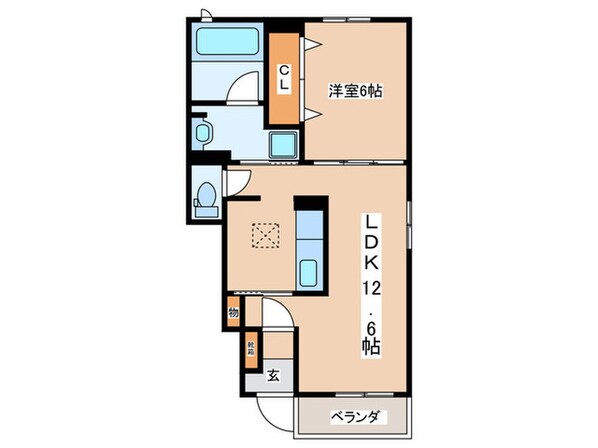 M．ジョリーフォンテーヌの物件間取画像